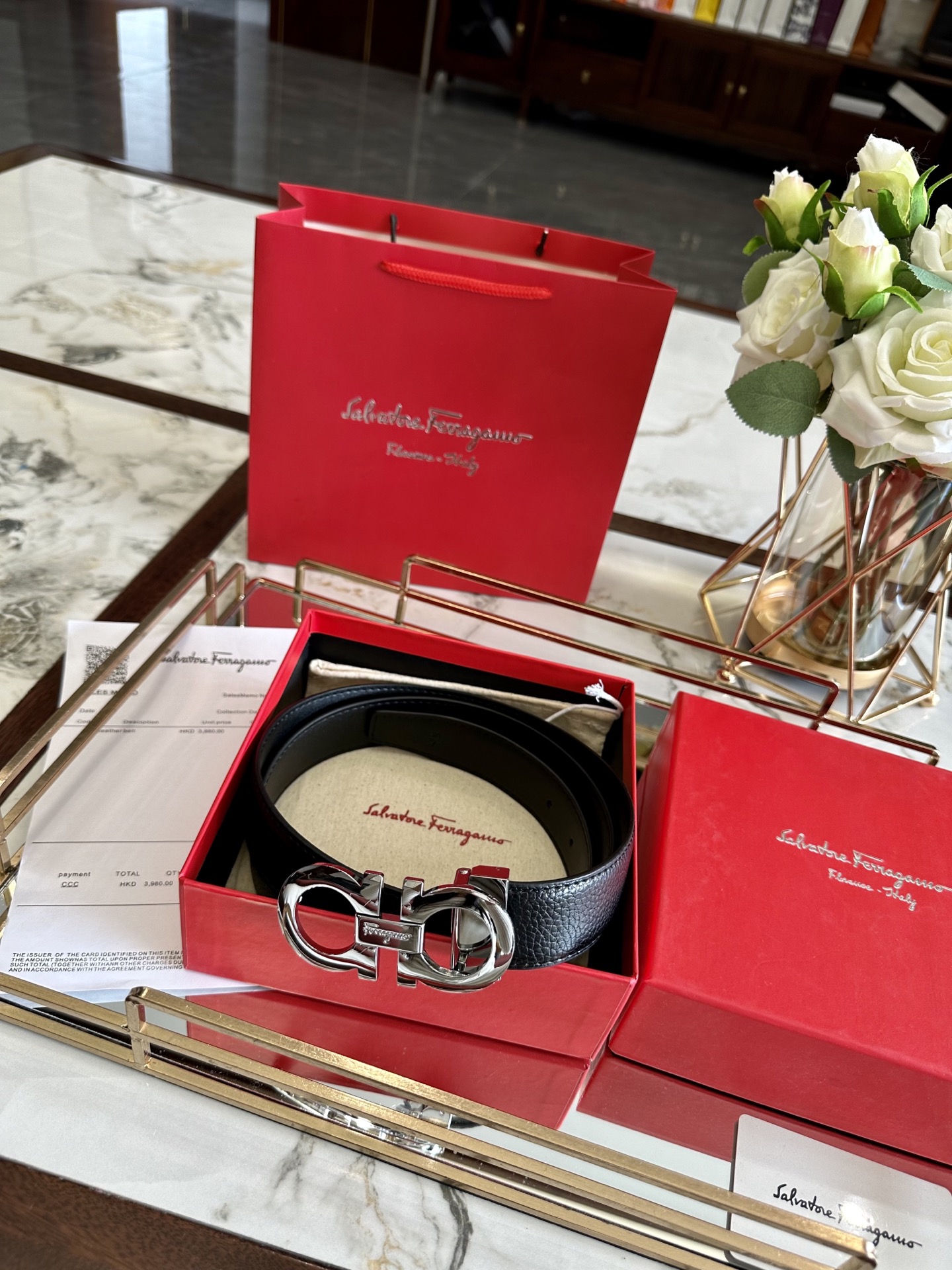 Ferragamo belt model 26